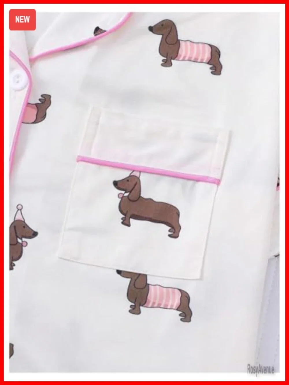 2 Piece Pajama Set - Cute Sleepwear Button Down Short Sleeve Shirt and Shorts